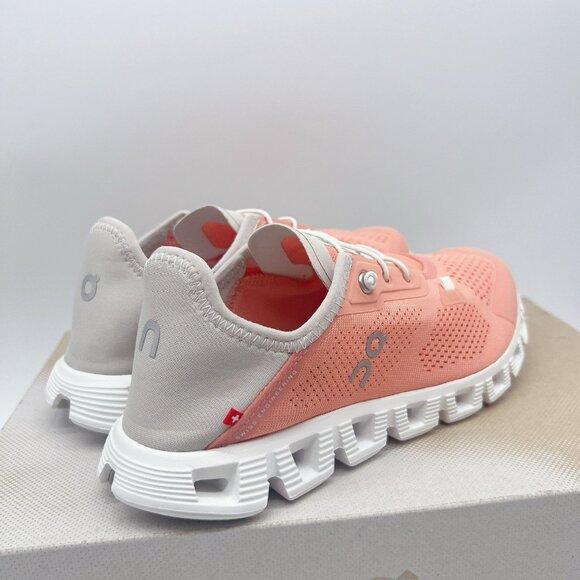 On Cloud 5 Coast Sneakers Running Shoes Flamingo/ Pearl Womens Size US 8.5 - Picture 6 of 12